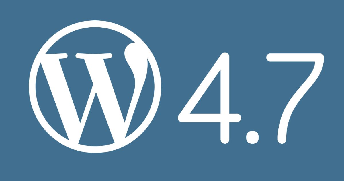 Wat is er nieuw in WordPress 4.7?