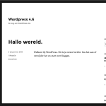 WordPress 4.6 Customizer