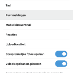 Instagram pushmeldingen