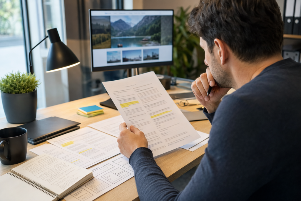 Rode vlaggen herkennen bij webdesignbureau kiezen en contractcontrole voor professioneel webdesignbedrijf