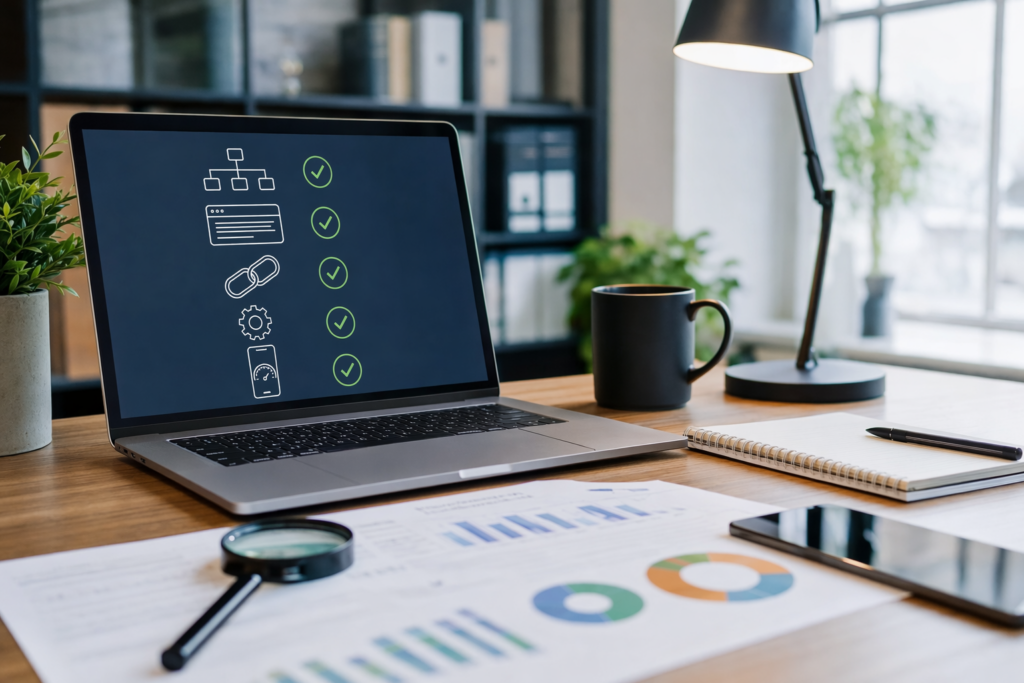 SEO checklist webdesign met technische SEO nieuwe website en zoekmachinevriendelijke basis