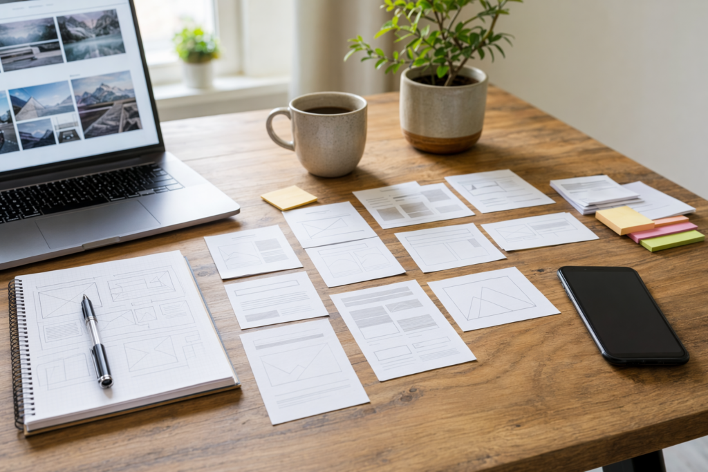 Website template als praktische basis voor professioneel webdesign met beperkte scope