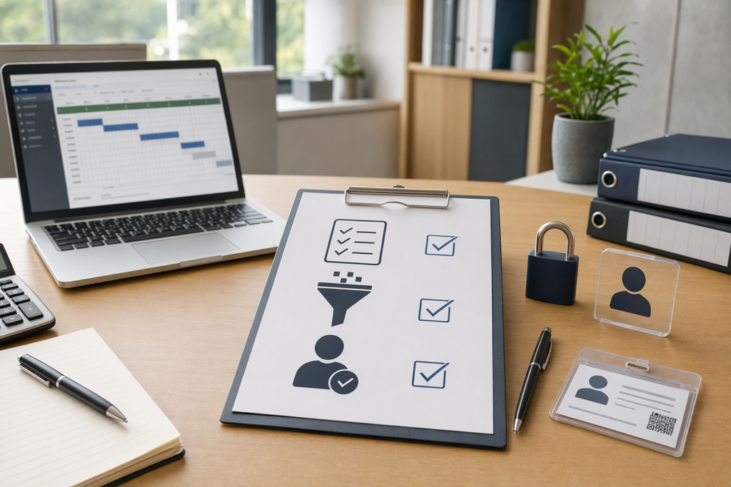 GDPR-checklist voor privacyvriendelijke tijdsregistratie met dataminimalisatie en toegangsrechten