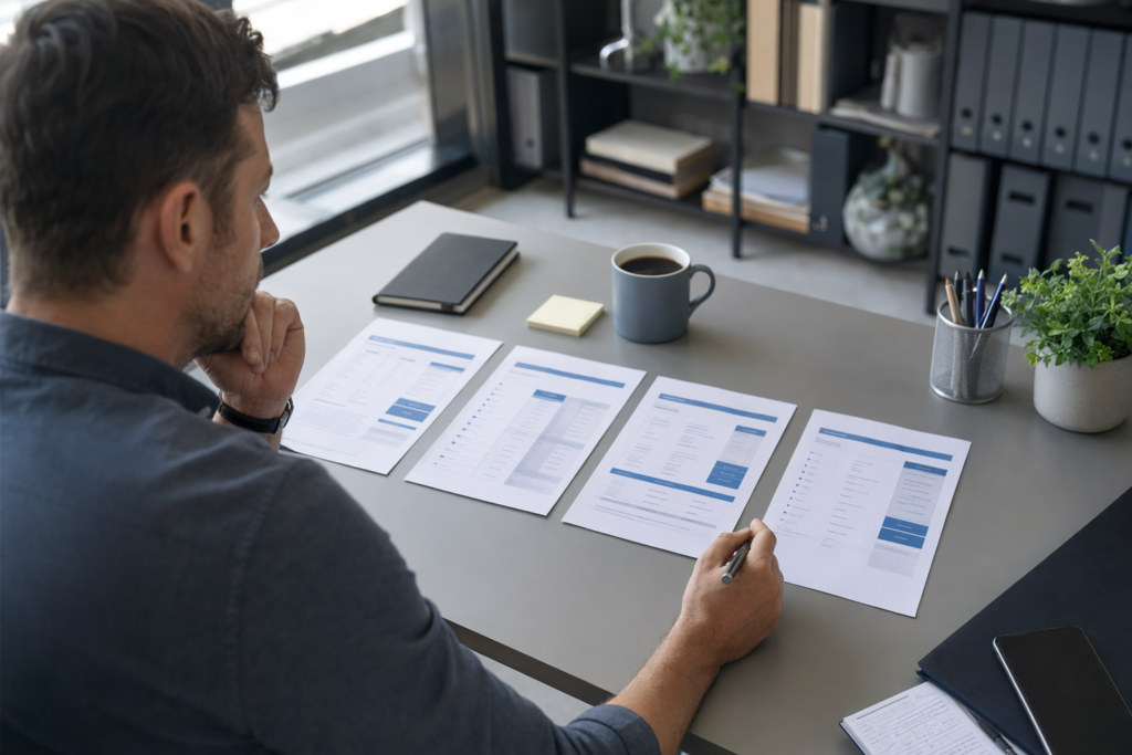 Offertes voor tijdsregistratie software vergelijken op prijs en waarde voor een kmo